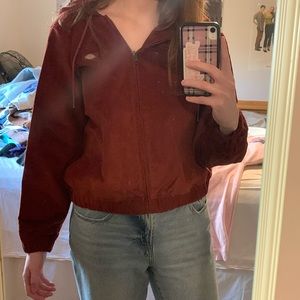 Dickies jacket red zip up